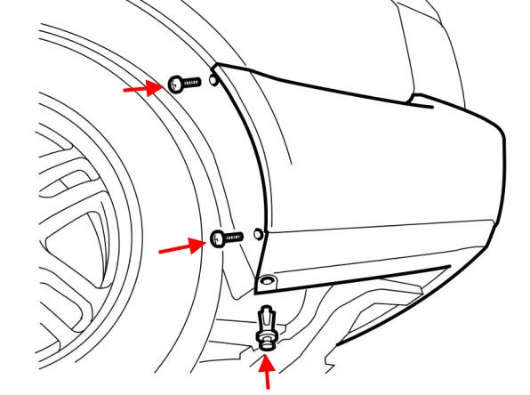diagram of rear bumper Land Rover Range Rover III (2002-2012)